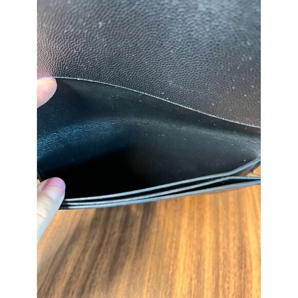 NOATD Purse Black Leather Cat Gold Jewels Metal Snaps Preppy 80s Retro Cute - Picture 5 of 14